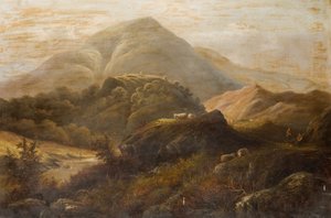 Landscape with Sheep by Anthony Graham